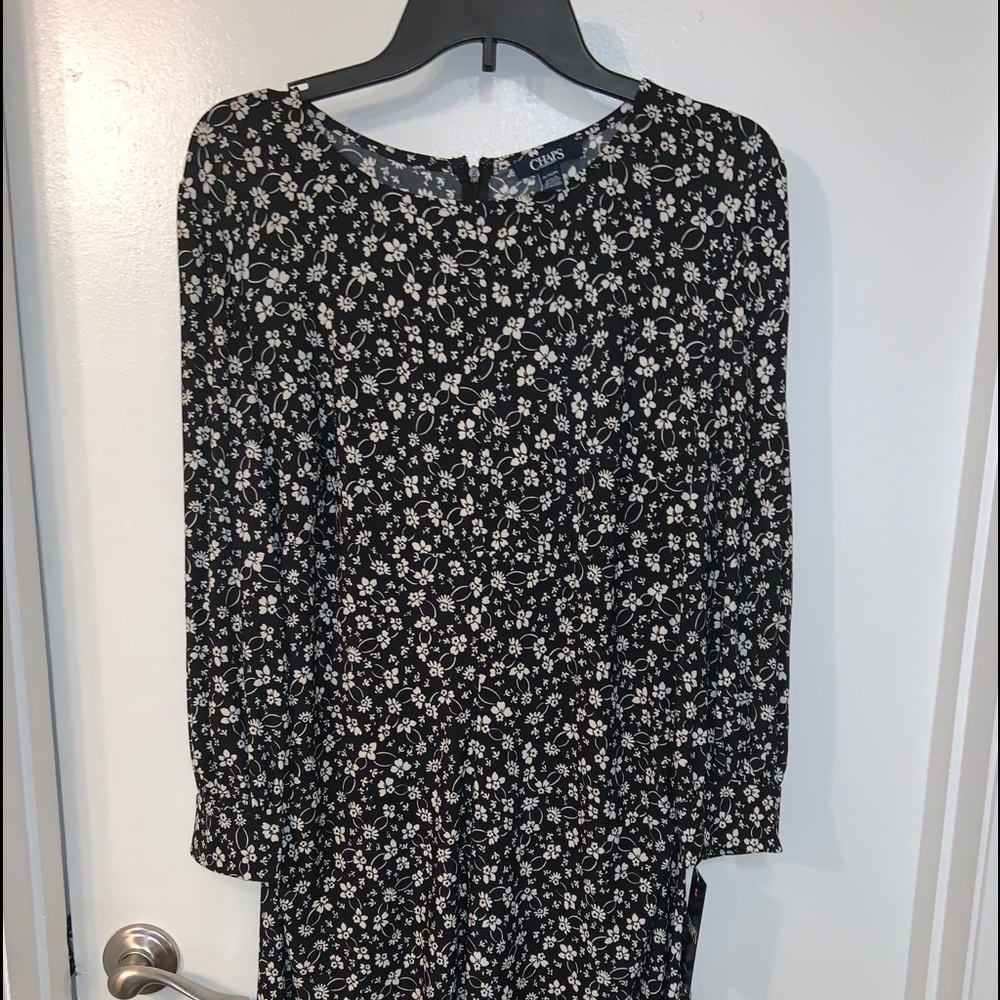 Chaps Fit & Flare Dress